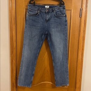 NN07 No Nationality Johnny 1838 Slim Straight Men’s Blue Denim Wash Jeans Sz 36